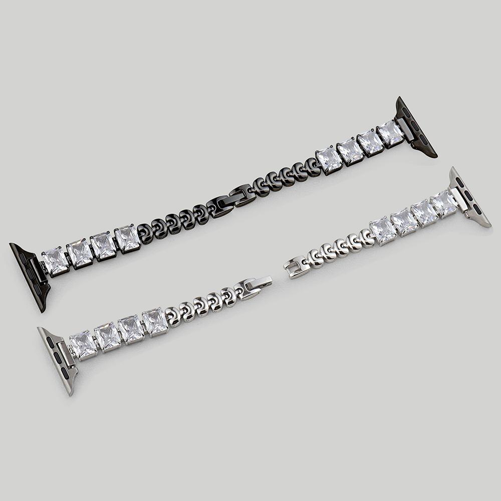 Copper Chain Strap for Apple Watch Series 10 9 8 7 SE 6 5 4 3 2 1 42mm 41mm 40mm 38mm Square Rhinestone Watch Band Starlight
Copper Chain Strap for Apple Watch Series 10 9 8 7 SE 6 5 4 3 2 1 42mm 41mm 40mm 38mm Square Rhinestone Watch Band Starlight
