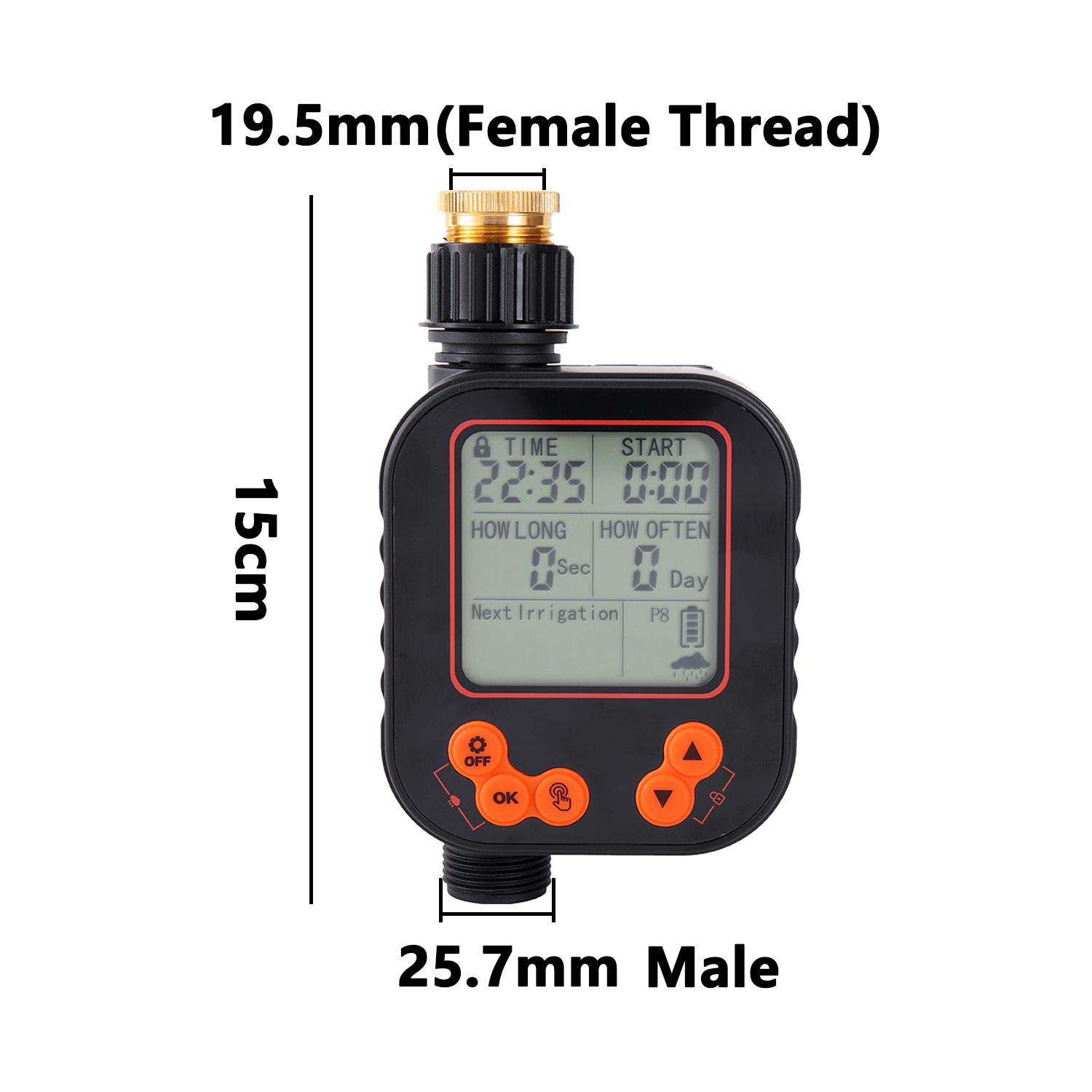 3/4 LCD Irrigation Timer Child Lock Rain Sensor Large Display Precise Energy Faucet Controller Garden Watering Sprinkler System белый
3/4 LCD Irrigation Timer Child Lock Rain Sensor Large Display Precise Energy Faucet Controller Garden Watering Sprinkler System белый