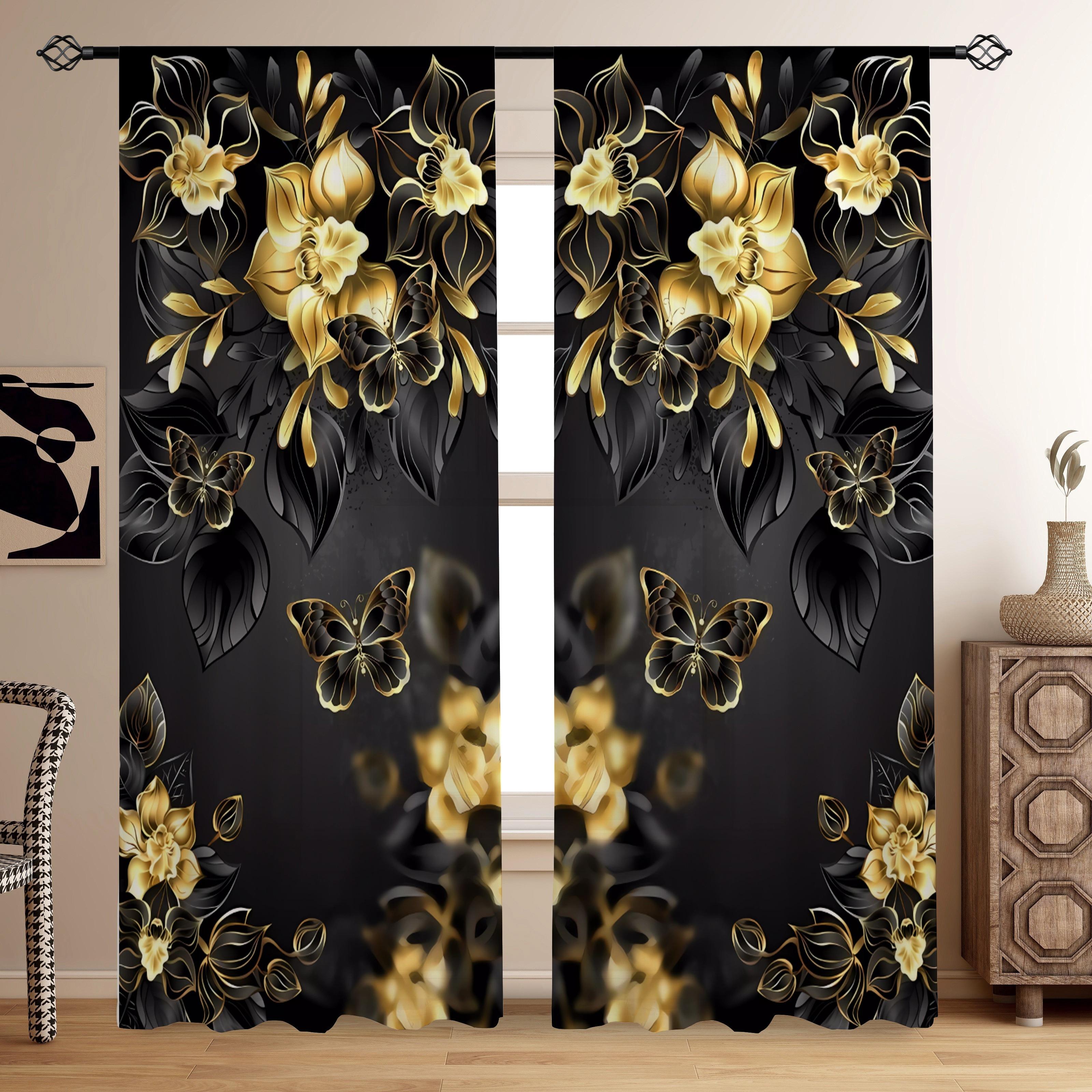 2 шт. Золотой цветок Кристалл занавеска кабинет кухня гостиная общежитие карниз карман оконные шторы спальня аксессуары домашний декор 240W270H(CM)95x107in&rod pocket
2 шт. Золотой цветок Кристалл занавеска кабинет кухня гостиная общежитие карниз карман оконные шторы спальня аксессуары домашний декор 240W270H(CM)95x107in&rod pocket
