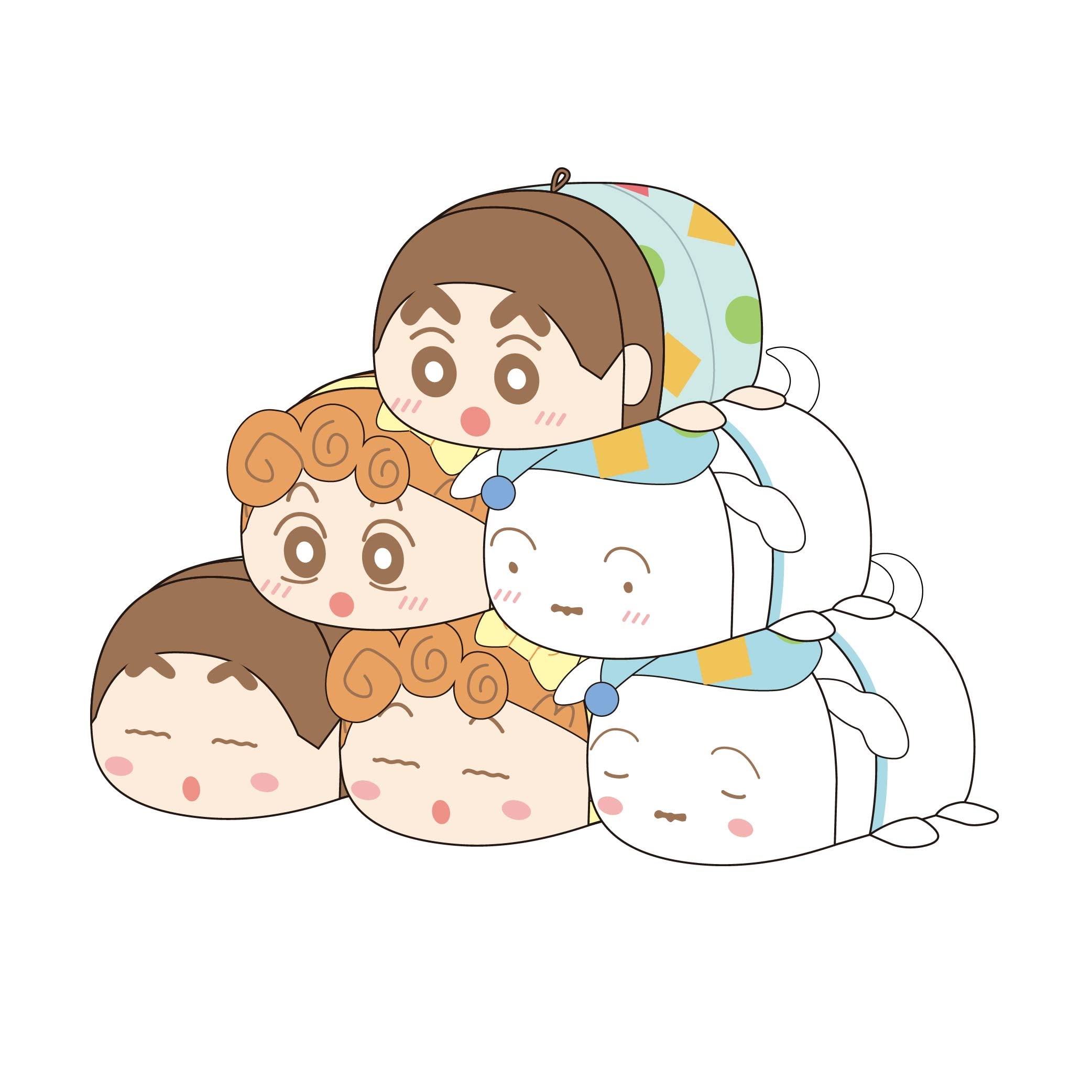 Crayon Shin-chan Potekoro Mascot 3 - Matching Pajamas - Box
Crayon Shin-chan Potekoro Mascot 3 - Matching Pajamas - Box