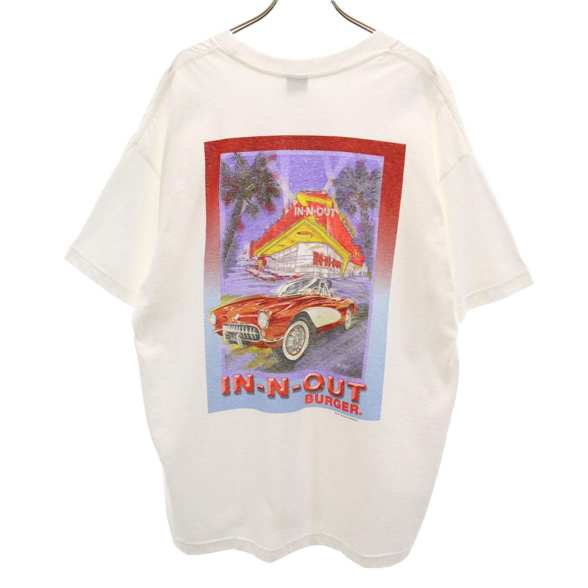 Hanes Футболка с принтом на спине с коротким рукавом XL Белая In-N-Out Burger Мужская Б/у
Hanes Футболка с принтом на спине с коротким рукавом XL Белая In-N-Out Burger Мужская Б/у