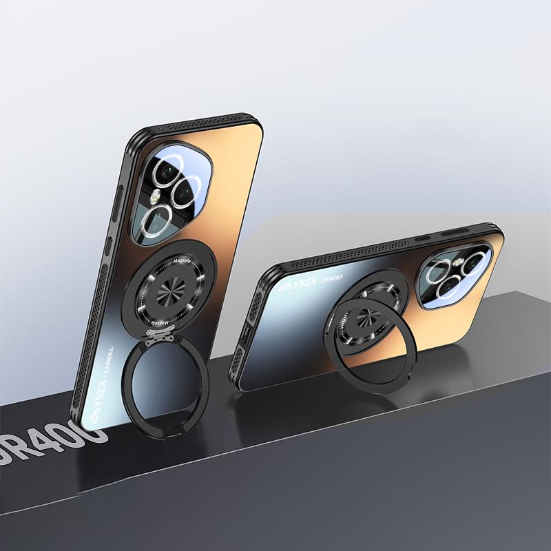 For Honor 400 Pro 5G (Global) Magnetic Case Rotating Kickstand PC+TPU Heat Dissipation Phone Cover with Lens Protection Titanium
For Honor 400 Pro 5G (Global) Magnetic Case Rotating Kickstand PC+TPU Heat Dissipation Phone Cover with Lens Protection Titanium