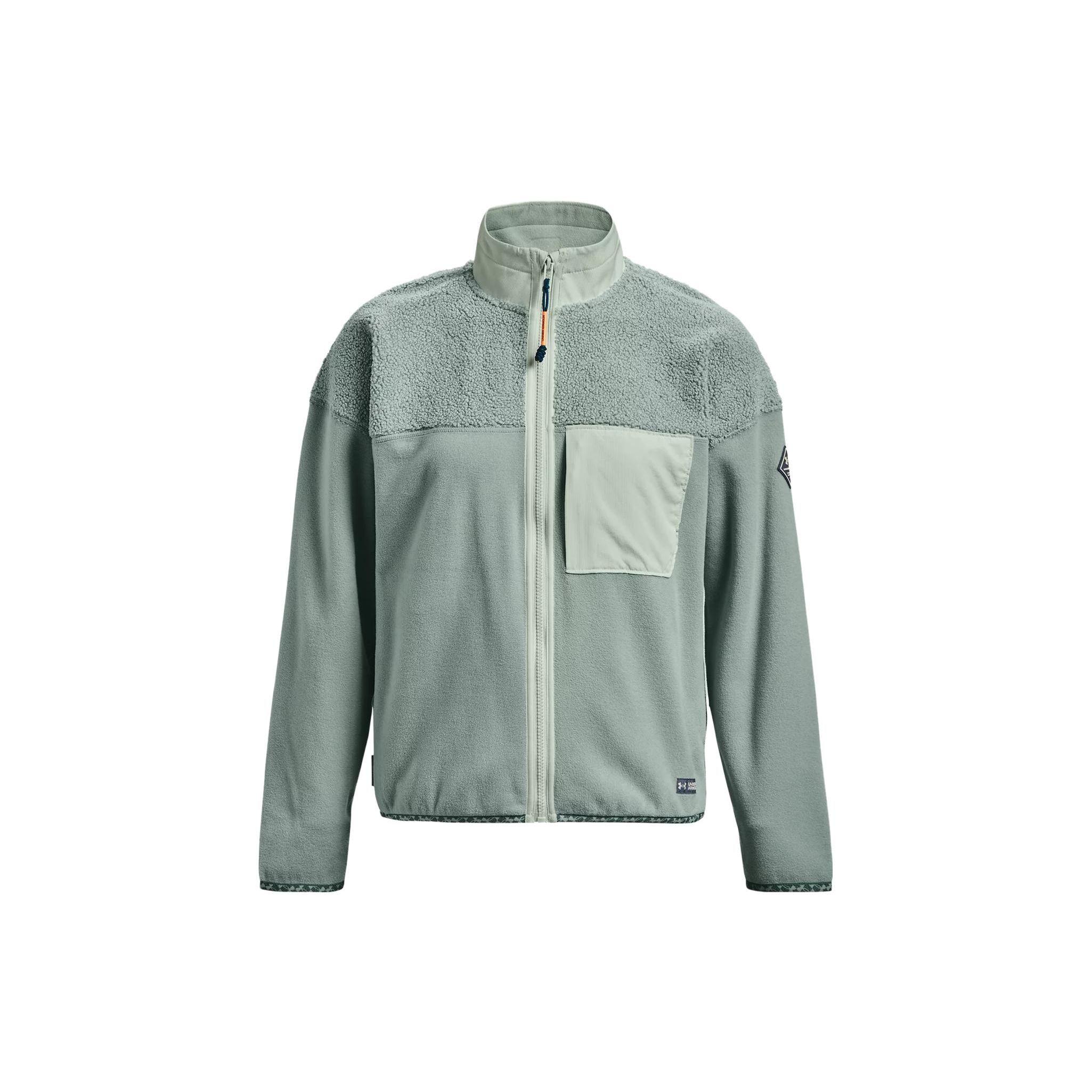 Under Armour Спортивная куртка Polartec Maxx Solid Zip Collar, женская куртка, светло-серо-зеленая 1373291-781 XL
Under Armour Спортивная куртка Polartec Maxx Solid Zip Collar, женская куртка, светло-серо-зеленая 1373291-781 XL