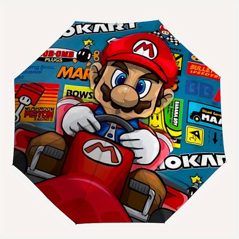 Mario Kart Racing Automatic Folding Umbrella - Lightweight, Retractable Design with 8-Rib Durability, Perfect for Outdoor Adventures, Fashio
Mario Kart Racing Automatic Folding Umbrella - Lightweight, Retractable Design with 8-Rib Durability, Perfect for Outdoor Adventures, Fashio