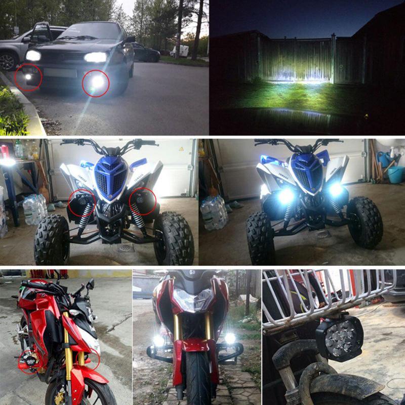 2Pcs Motorcycle Headlight 6LED High Bright Waterproof Spot Light Brightness Auxiliary Spotlights Work Light Switch
2Pcs Motorcycle Headlight 6LED High Bright Waterproof Spot Light Brightness Auxiliary Spotlights Work Light Switch