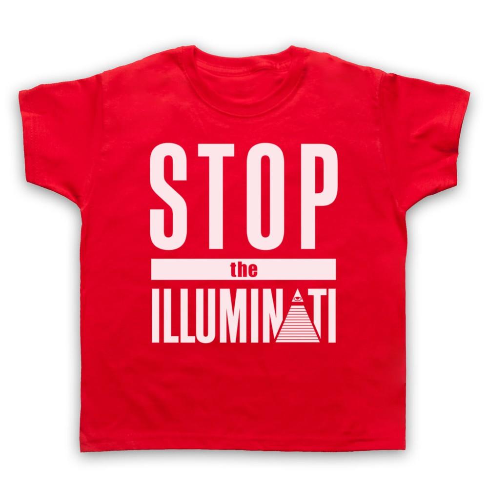 Stop The Illuminati Slogan Conspiracy Theory Society Kids Childs T-Shirt XL
Stop The Illuminati Slogan Conspiracy Theory Society Kids Childs T-Shirt XL
