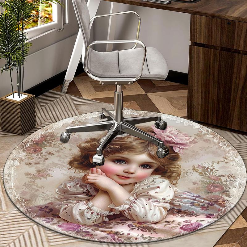 Floral Fantasy: Child s Garden round carpet Chair cushion Round Entryway Rug, Soft Round Rugs for Living Room, Bedroom, Circle Carpet decor gifts Diameter 60cm
Floral Fantasy: Child s Garden round carpet Chair cushion Round Entryway Rug, Soft Round Rugs for Living Room, Bedroom, Circle Carpet decor gifts Diameter 60cm
