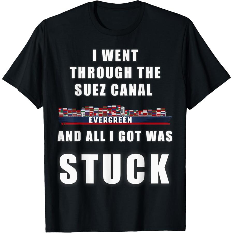 Evergreen Container Ship Blocking Suez Canal fun I Got Stuck T-Shirt XXXXXL чорний
Evergreen Container Ship Blocking Suez Canal fun I Got Stuck T-Shirt XXXXXL чорний