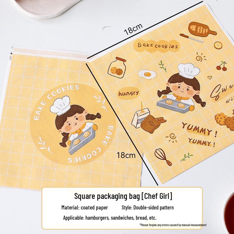 Chef Girl Sandwich & Baking Paper
Chef Girl Sandwich & Baking Paper