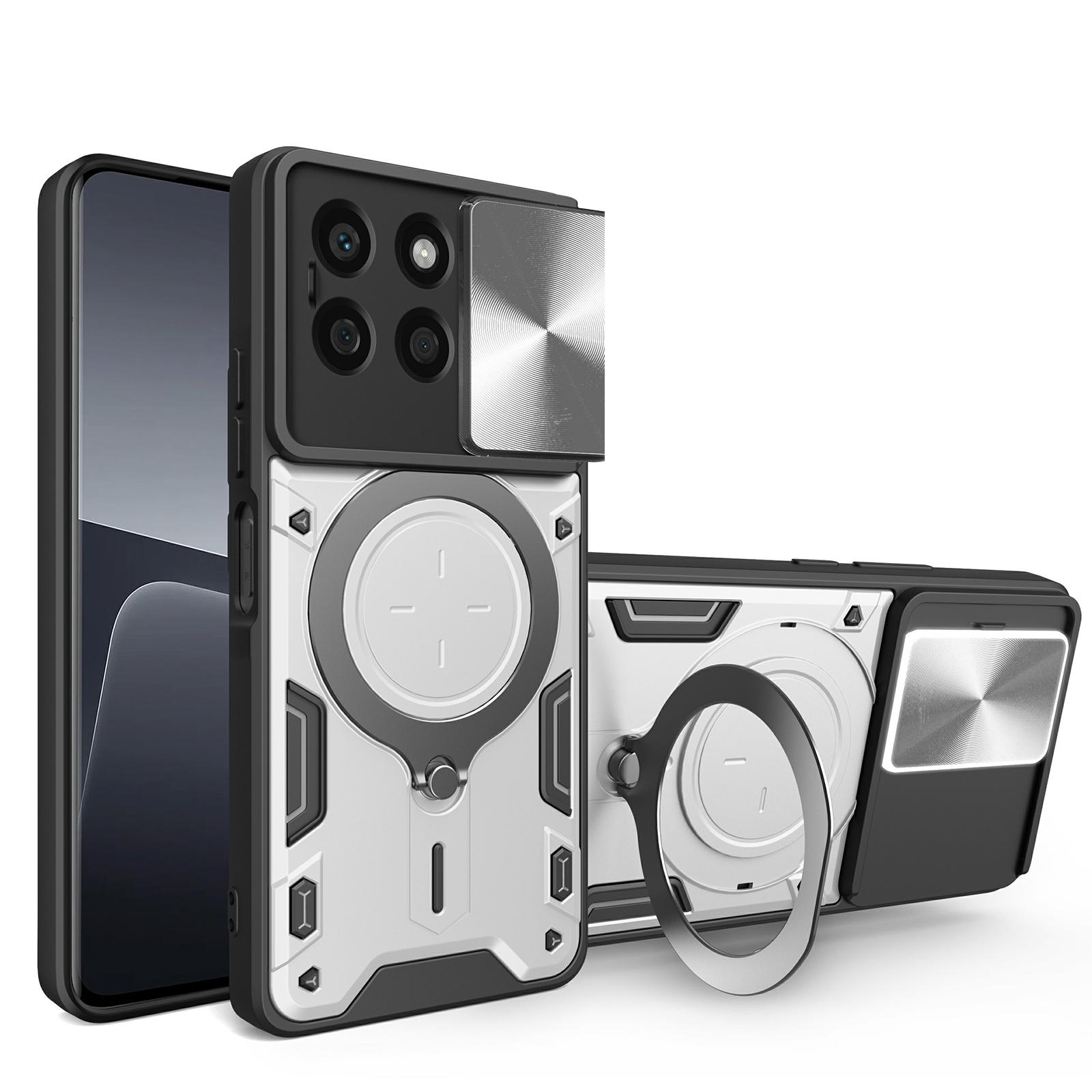 For Honor X8b 4G Case TPU+PC Ring Kickstand Phone Cover Support Magnetic Car Mount Silver
For Honor X8b 4G Case TPU+PC Ring Kickstand Phone Cover Support Magnetic Car Mount Silver