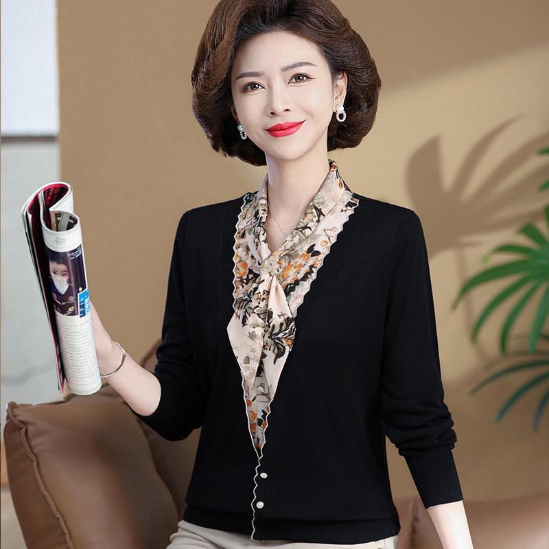 Mom s Spring 2325 Two-Piece Layered Shirt for Middle-Aged Women - Stylish Autumn T-shirt Top 3XL (135-145 jin)
Mom s Spring 2325 Two-Piece Layered Shirt for Middle-Aged Women - Stylish Autumn T-shirt Top 3XL (135-145 jin)