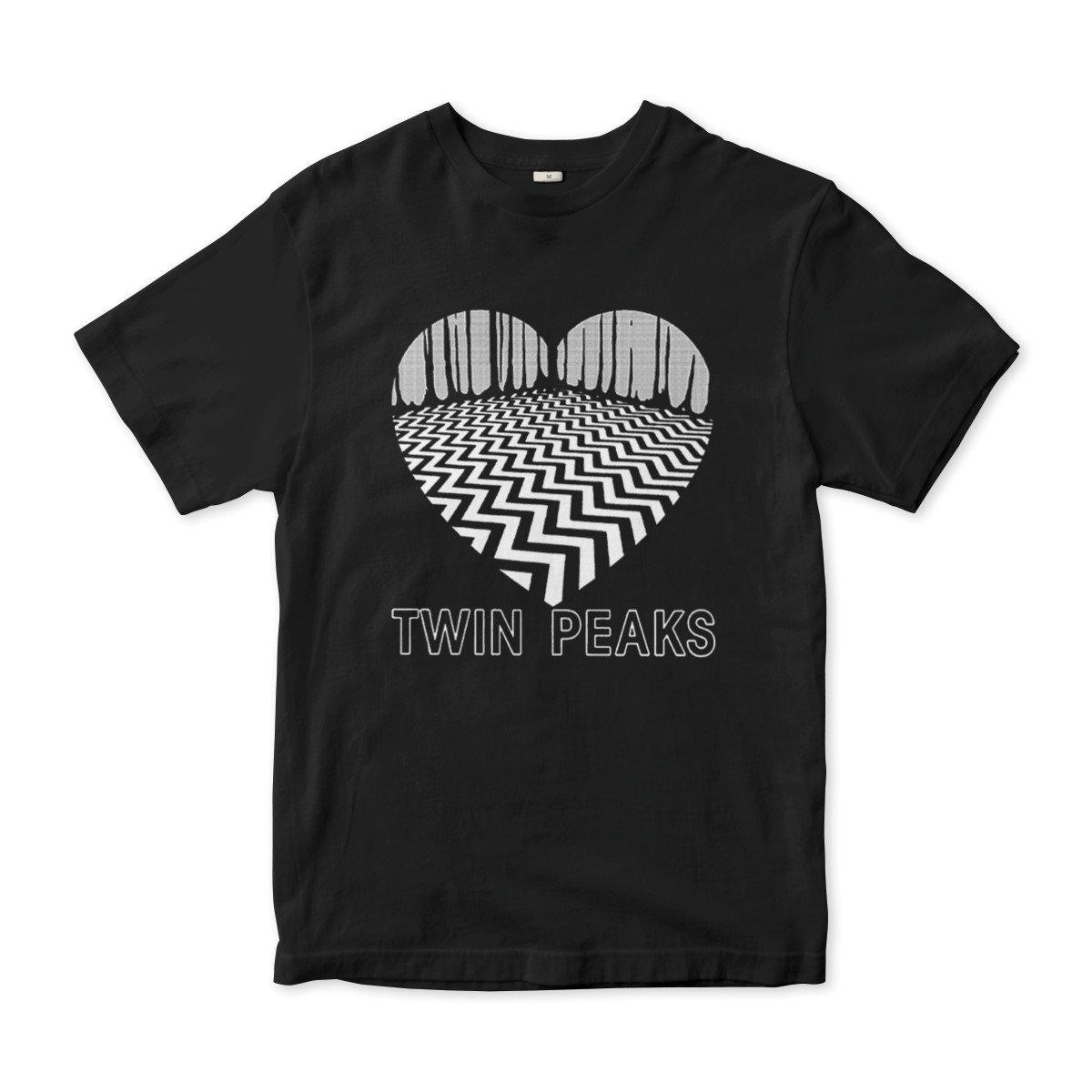 Twin Peaks Black Lodge Heart Printed Tshirt with TV Drama Patterns for Unisex Women Spring and Summer Pure Cotton Short Sleeved M
Twin Peaks Black Lodge Heart Printed Tshirt with TV Drama Patterns for Unisex Women Spring and Summer Pure Cotton Short Sleeved M
