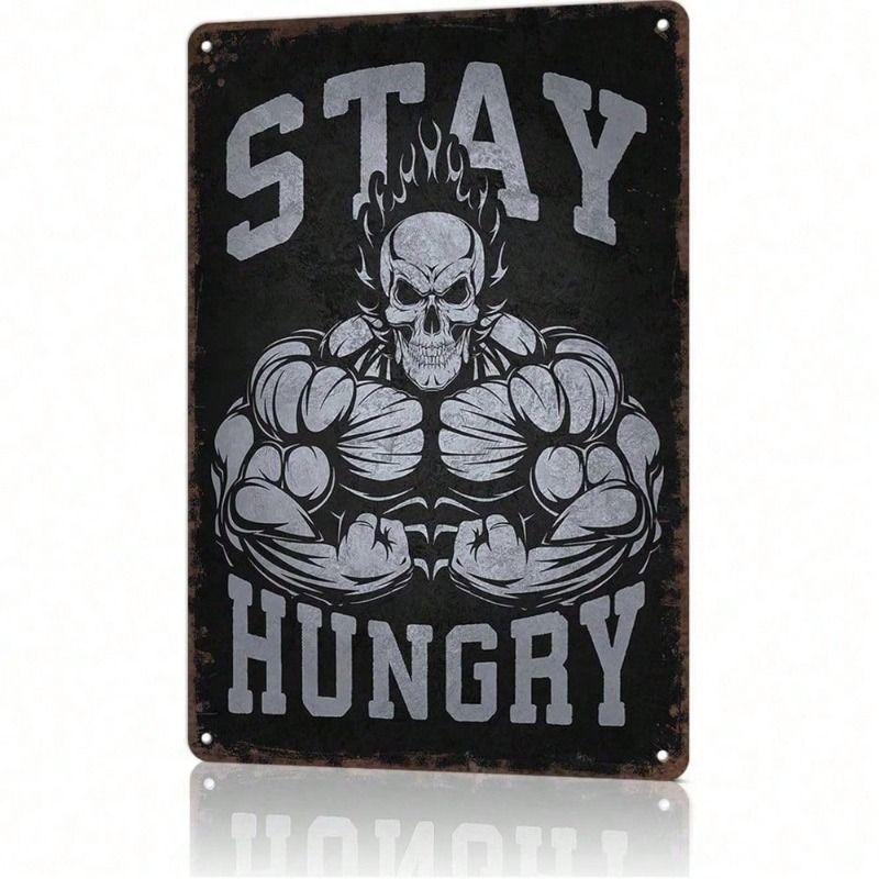 Винтажный Металлический Плакат Stay Hungry Мотивация Настенное Искусство Декор для Зала
Винтажный Металлический Плакат Stay Hungry Мотивация Настенное Искусство Декор для Зала