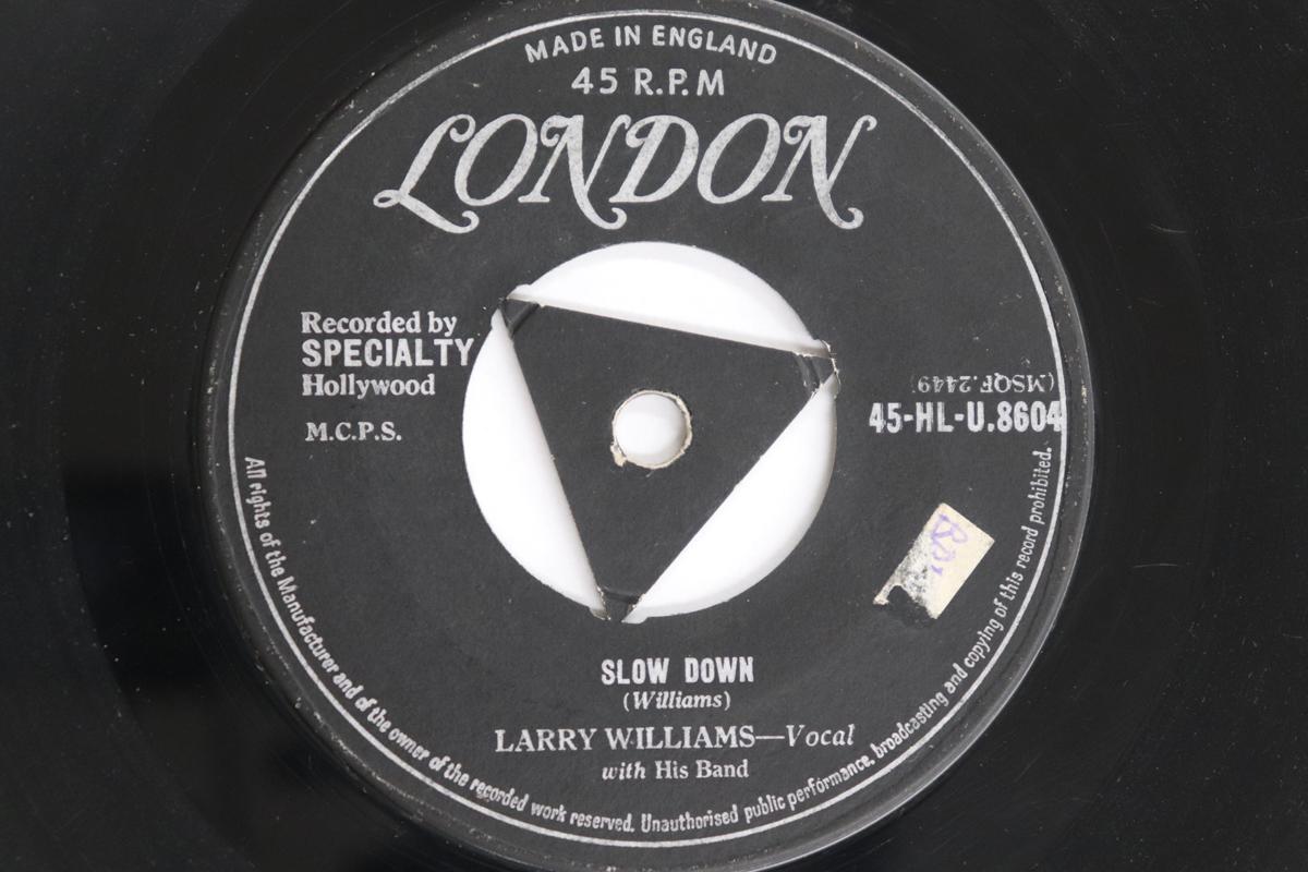 7inch Record LARRY WILLIAMS & HIS BAND - Slow Down 45HLU8604 LONDON 1958 UK Rock Used
7inch Record LARRY WILLIAMS & HIS BAND - Slow Down 45HLU8604 LONDON 1958 UK Rock Used