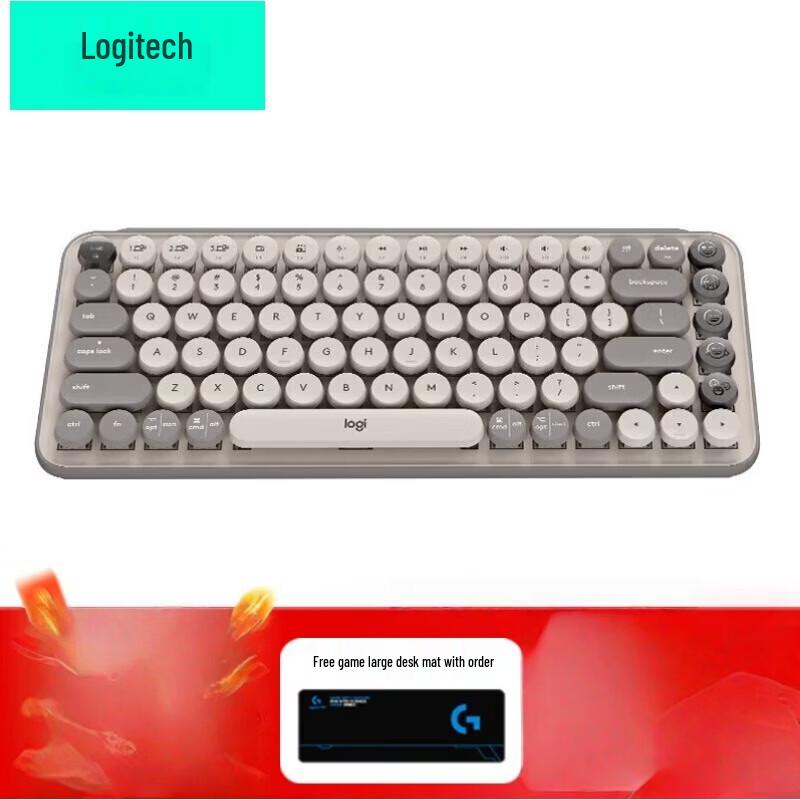 Logitech G POP KEYS Wireless Mechanical Keyboard
Logitech G POP KEYS Wireless Mechanical Keyboard