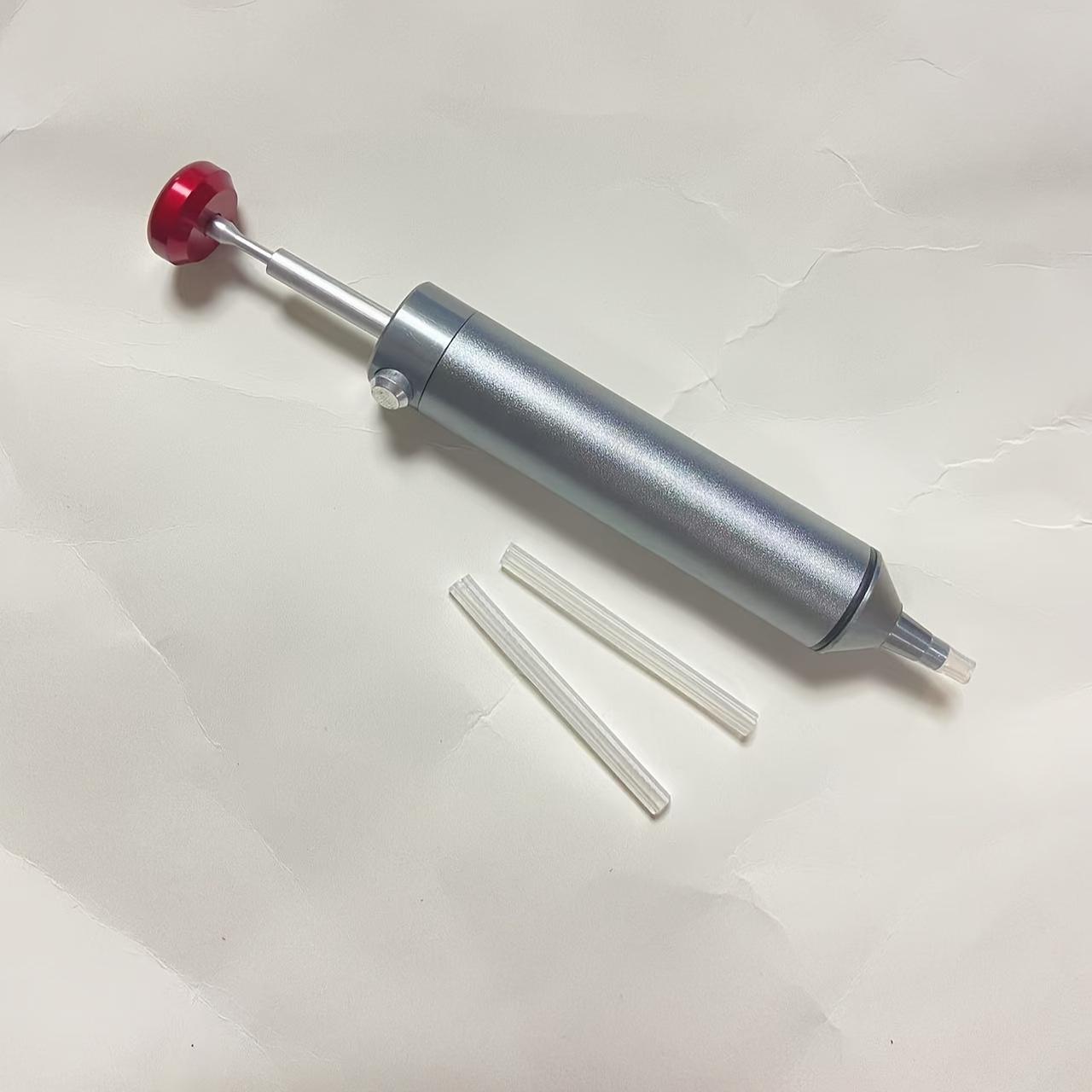 1PC Professional solder removal tool, manual desoldering kit, suitable for electronics repair, PCB, soldering parts, and technicians. срібло сірий колір
1PC Professional solder removal tool, manual desoldering kit, suitable for electronics repair, PCB, soldering parts, and technicians. срібло сірий колір