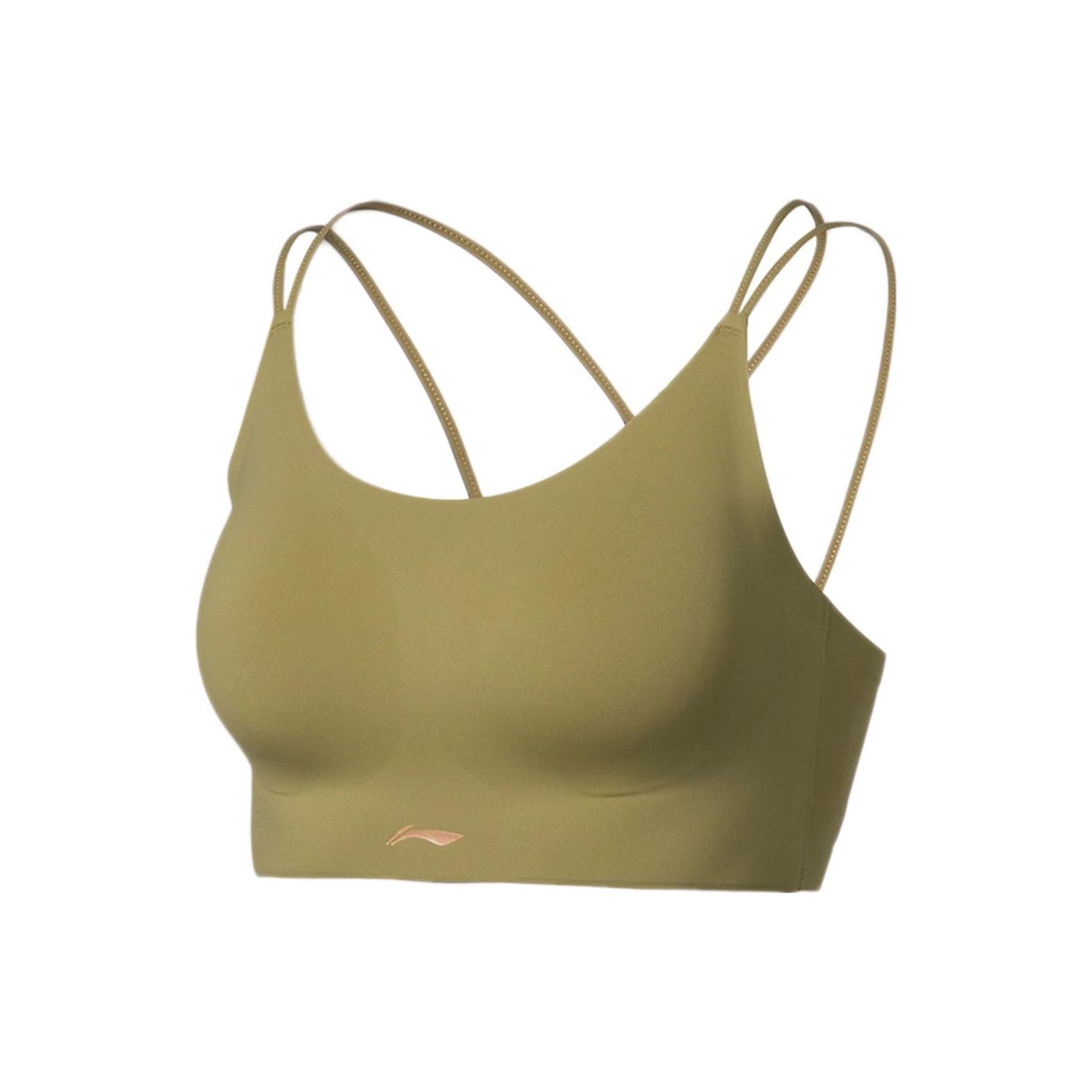 Li Ning Fitness Series FW22 Solid Color Logo Print Sports Bra Women Underwear Green AUBS096-6 S
Li Ning Fitness Series FW22 Solid Color Logo Print Sports Bra Women Underwear Green AUBS096-6 S