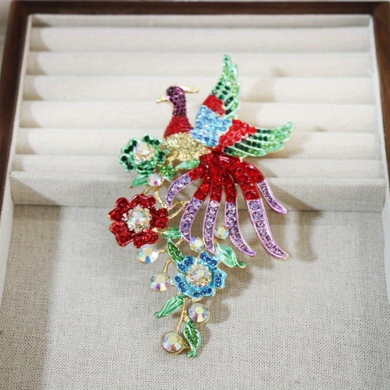 Luxury Exaggerated Rhinestone Phoenix Brooches Badges For Women Men Classic Heavy Industry Pin Buckles червоний
Luxury Exaggerated Rhinestone Phoenix Brooches Badges For Women Men Classic Heavy Industry Pin Buckles червоний