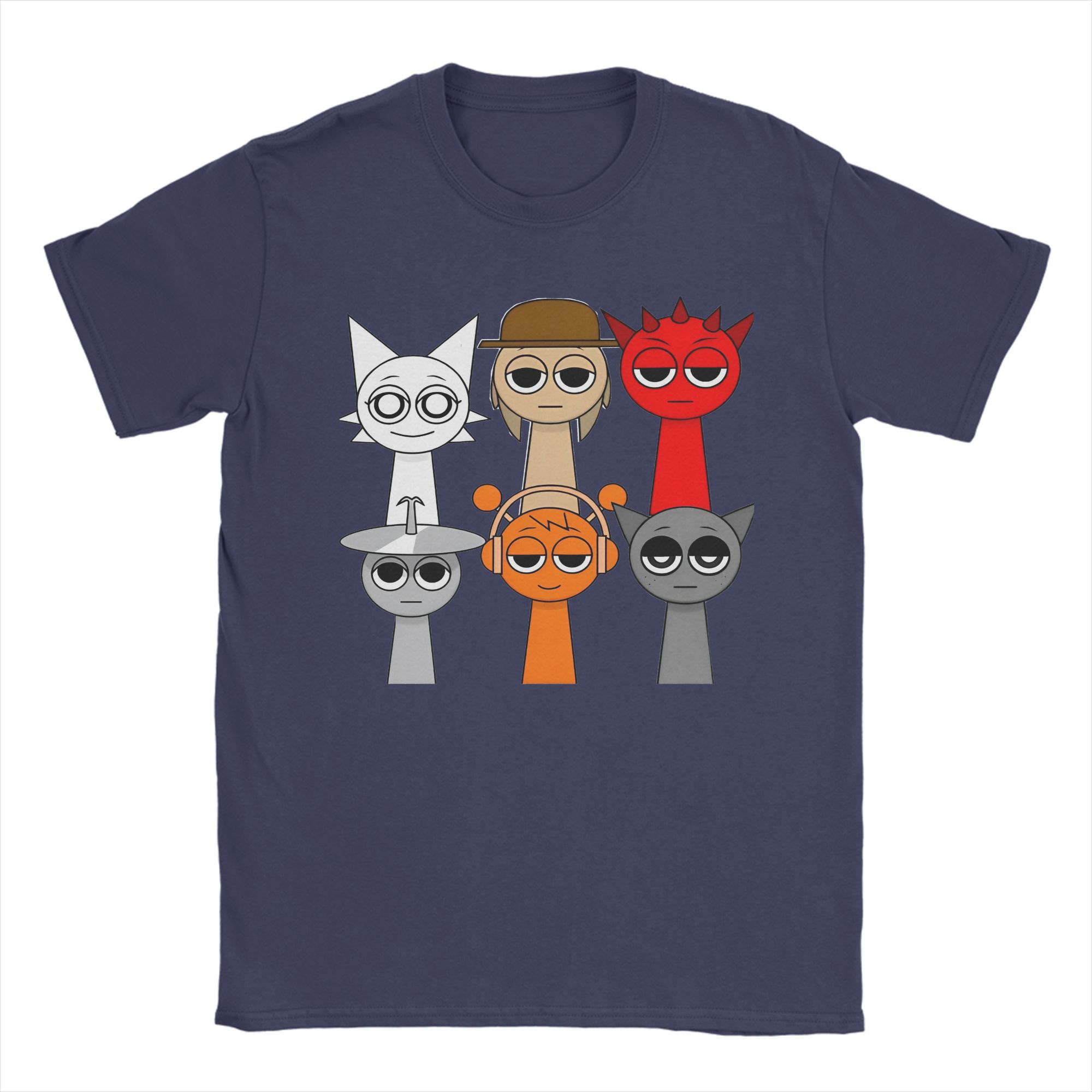 Sprunki Tshirts Men 100%Cotton Tops Shirts Vintage O-neck Short Sleeve 4XL
Sprunki Tshirts Men 100%Cotton Tops Shirts Vintage O-neck Short Sleeve 4XL