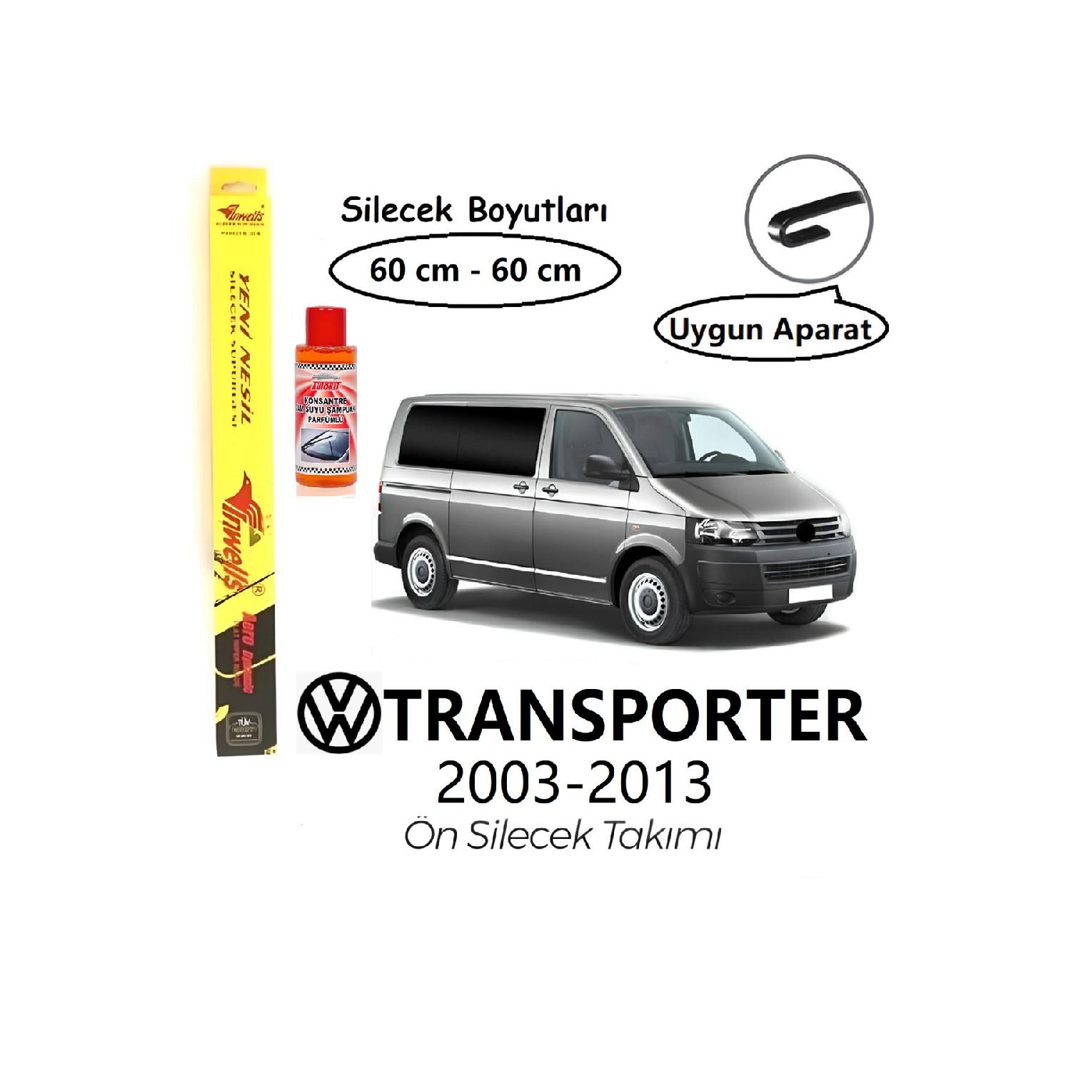 Volkswagen Transporter Banana Type Front Wiper Set (2003-2013) Compatible Autokit Concentrated Window Water
Volkswagen Transporter Banana Type Front Wiper Set (2003-2013) Compatible Autokit Concentrated Window Water