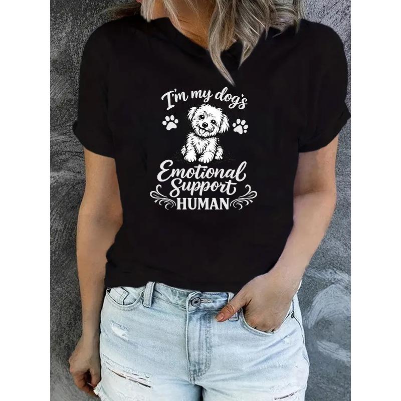 Women s Short-sleeved T-shirt with Paw Print and Dog Design, Featuring Black and White Puppy Prints. Perfect for Dog Lovers, 4XL чорний
Women s Short-sleeved T-shirt with Paw Print and Dog Design, Featuring Black and White Puppy Prints. Perfect for Dog Lovers, 4XL чорний