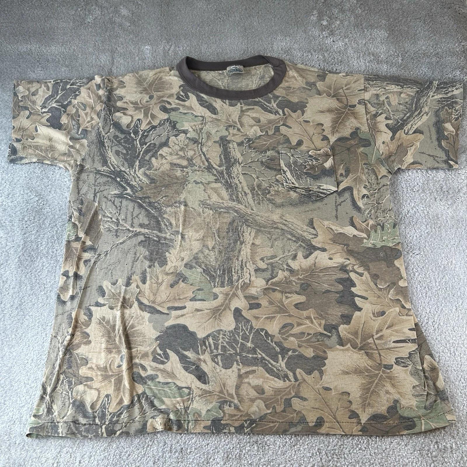 Vintage 90s Realtree Camo Pocket Short Sleeve T-shirt Men s Size XL Red Head M
Vintage 90s Realtree Camo Pocket Short Sleeve T-shirt Men s Size XL Red Head M