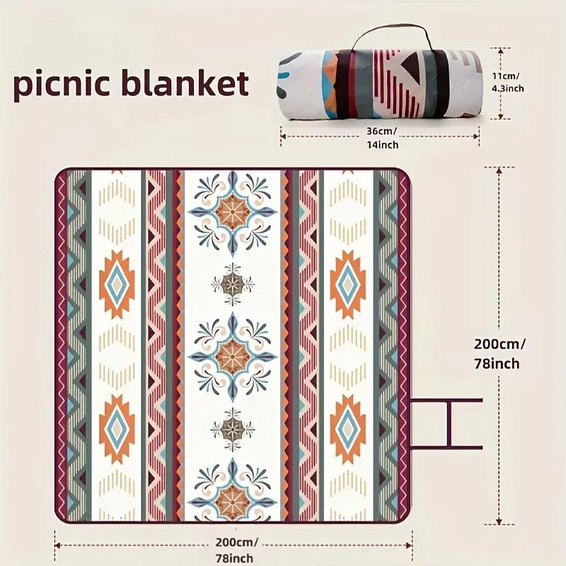 Picnic Blanket & Beach Mat 2-in-1 - Portable Waterproof Outdoor Mat for Camping, BBQ, Hiking, Travel and Outdoor Activities
Picnic Blanket & Beach Mat 2-in-1 - Portable Waterproof Outdoor Mat for Camping, BBQ, Hiking, Travel and Outdoor Activities