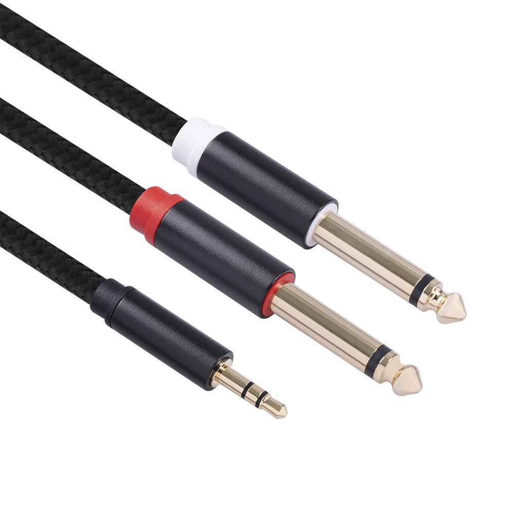 3.5mm to Double 6.35mm Aux Cable 2 Mono 6.35 Jack to 3.5 Male Audio Cable 2m for Phone to Mixer Amplifier As Shown A
3.5mm to Double 6.35mm Aux Cable 2 Mono 6.35 Jack to 3.5 Male Audio Cable 2m for Phone to Mixer Amplifier As Shown A