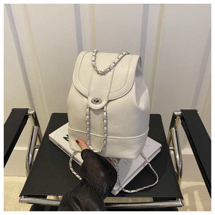 2024 Модный женский универсальный рюкзак с двойным плечевым ремнем-цепочкой для путешествий и поездок на работу белый
2024 Модный женский универсальный рюкзак с двойным плечевым ремнем-цепочкой для путешествий и поездок на работу белый