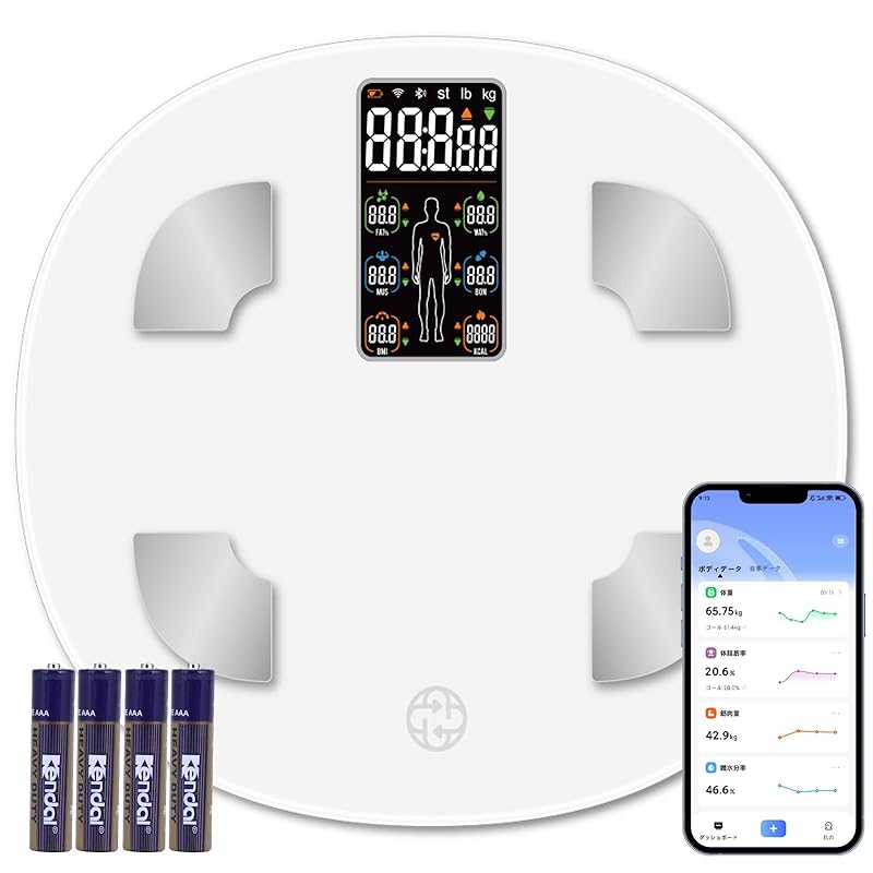 CML SCL 2024 latest model weight scale body fat meter body composition analyzer Bluetooth Smartphone linked Compatible with iOS/Android Dedicated
CML SCL 2024 latest model weight scale body fat meter body composition analyzer Bluetooth Smartphone linked Compatible with iOS/Android Dedicated