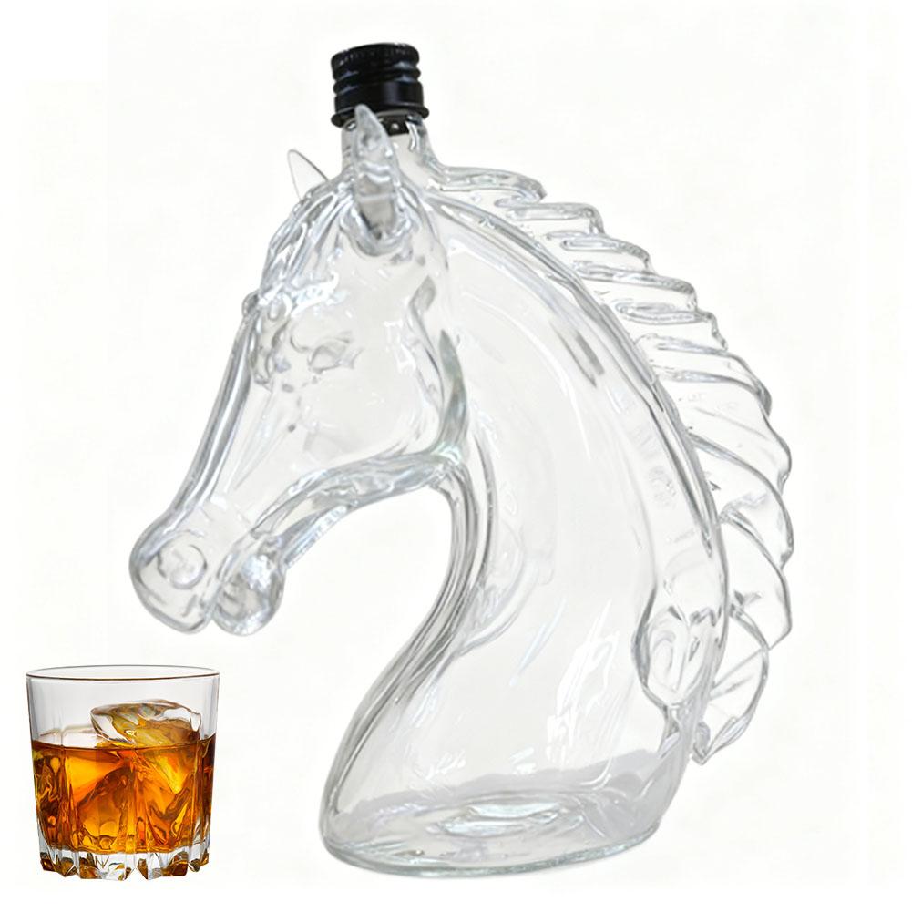 Fashion Horse Head Sculpture Whisky Decanter With Leak-Proof Seal Stopper Whiskey Bourbon Brandy Bottle Liquor Bottle Gift
Fashion Horse Head Sculpture Whisky Decanter With Leak-Proof Seal Stopper Whiskey Bourbon Brandy Bottle Liquor Bottle Gift