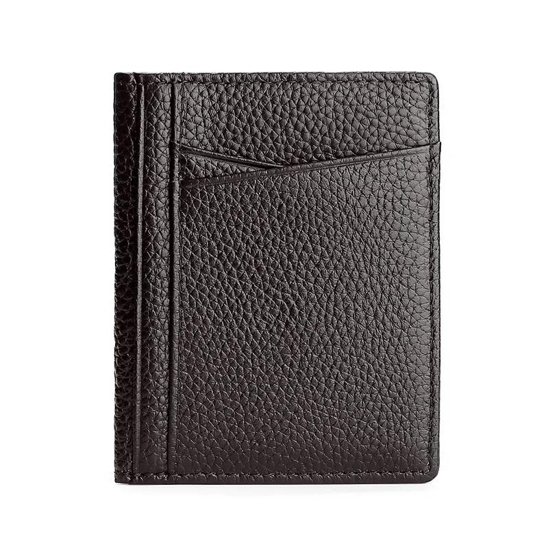 Genuine Leather Card Wallet Super Slim Credit Card Holder Men Wallet Thin Small Soft Leather темно-коричневого
Genuine Leather Card Wallet Super Slim Credit Card Holder Men Wallet Thin Small Soft Leather темно-коричневого