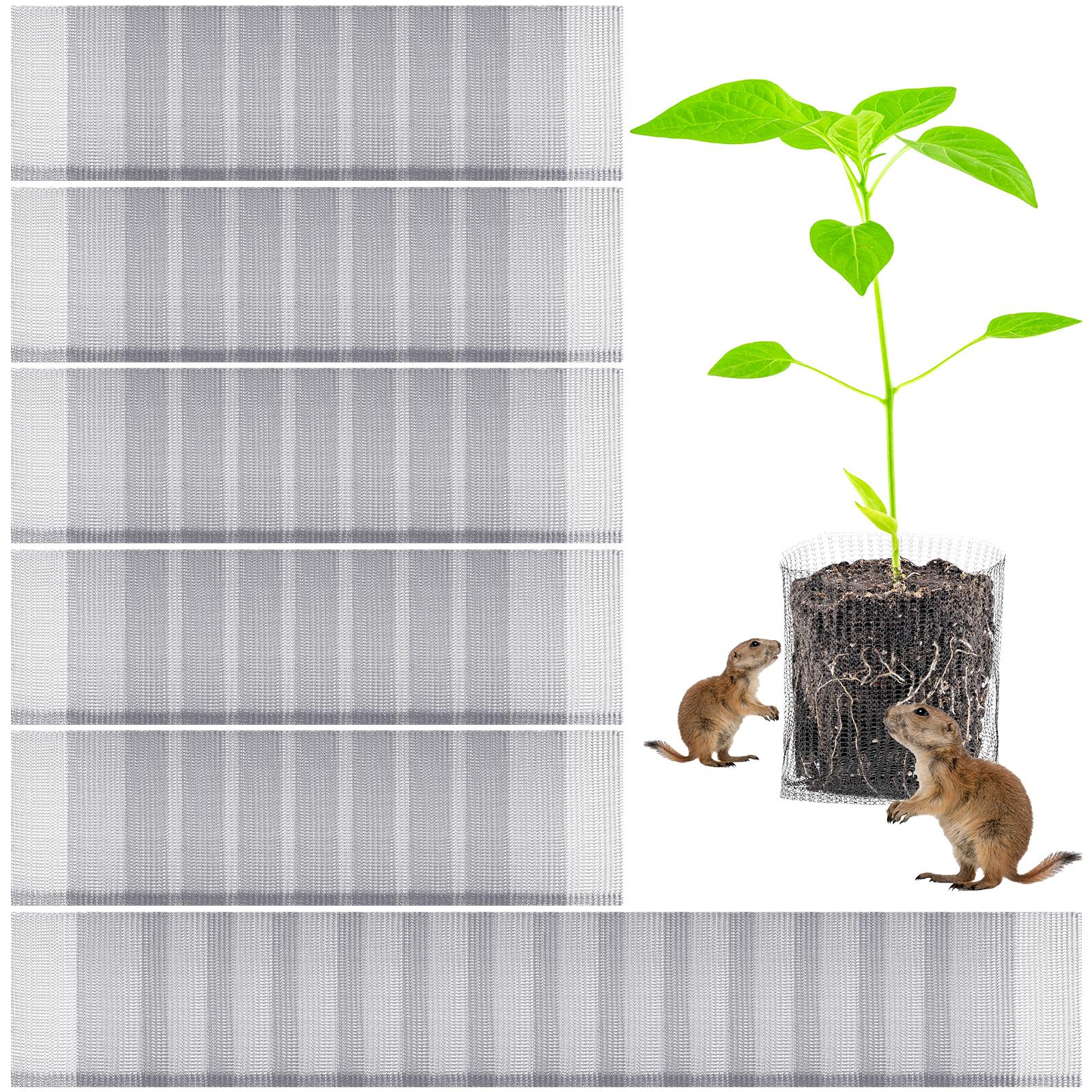 60 Pcs Root Guard Gopher Proof Wire Basket Bulk 1 Gallon Plant Root Protector Mole And Vole Mesh Wire Baskets Stainless Steel Pl сірий колір
60 Pcs Root Guard Gopher Proof Wire Basket Bulk 1 Gallon Plant Root Protector Mole And Vole Mesh Wire Baskets Stainless Steel Pl сірий колір