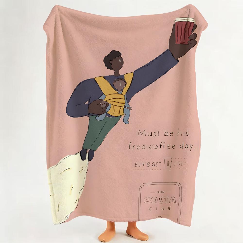 Coffee C Costa C Coffee Throw Flannel Throw Blanket Suitable for Sofa Living Room Bedroom 75cmx90cm
Coffee C Costa C Coffee Throw Flannel Throw Blanket Suitable for Sofa Living Room Bedroom 75cmx90cm