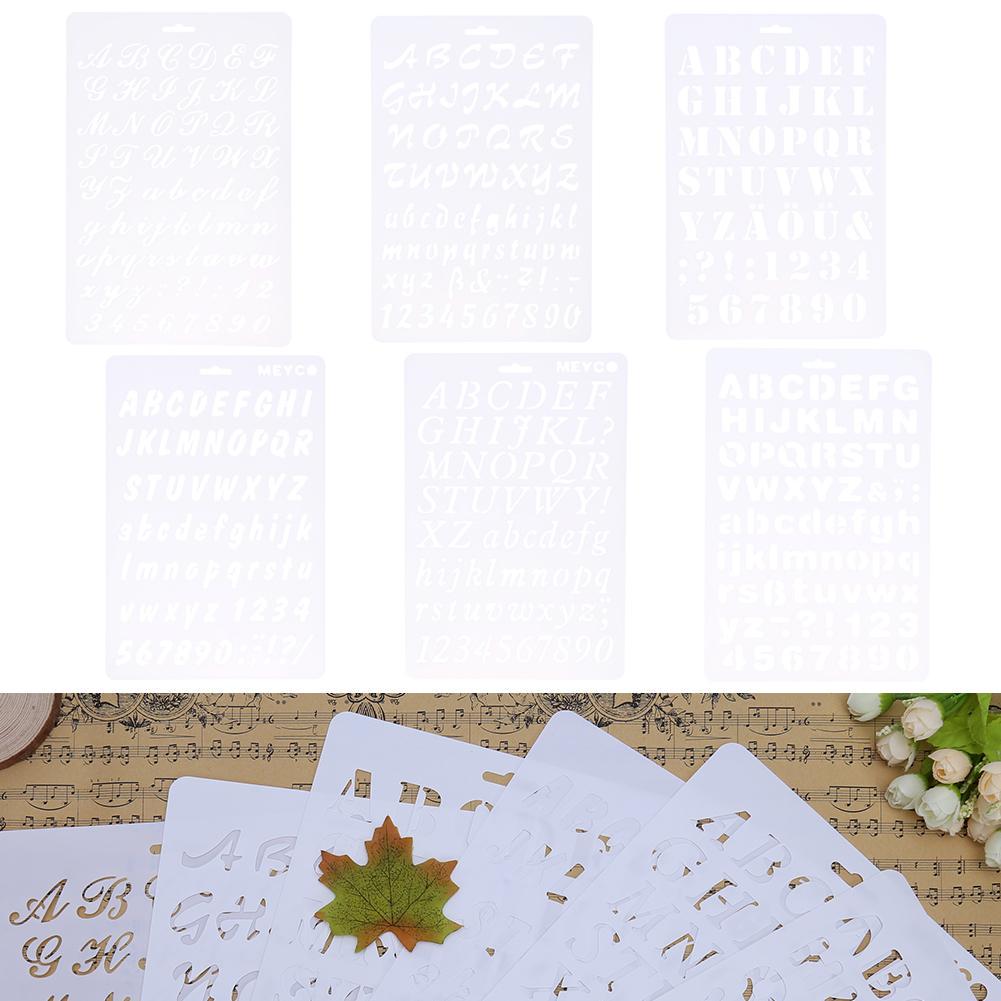 Lettering Stencil Letter Alphabet Stencils Painting Paper Craft Number Word #H1 PPA4+018
Lettering Stencil Letter Alphabet Stencils Painting Paper Craft Number Word #H1 PPA4+018