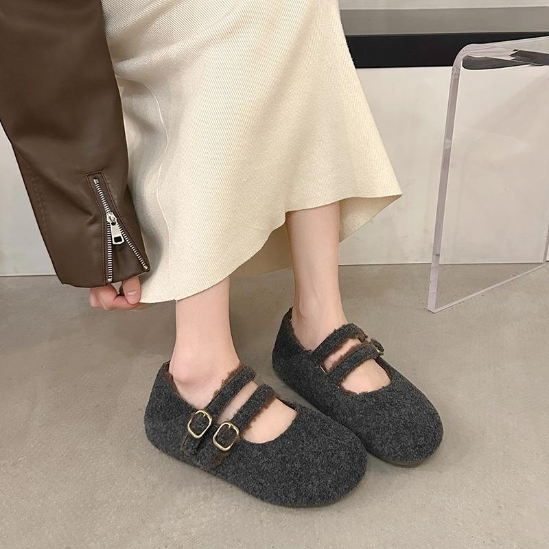 French retro versatile Birkenstock Mary Jane shoes 2024 winter new wear flat bottom plush warm fluffy shoes women 35 темно-серого
French retro versatile Birkenstock Mary Jane shoes 2024 winter new wear flat bottom plush warm fluffy shoes women 35 темно-серого