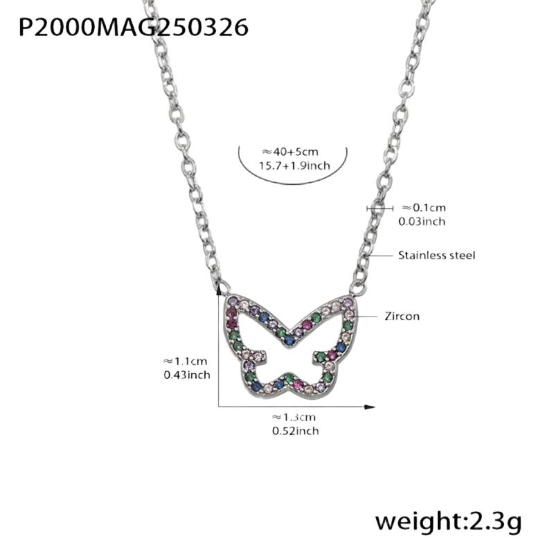 Gold Hollow Butterfly Necklace Set – CZ Crystal Rainbow Stone Dainty Jewelry, Delicate Gift for Women срібний
Gold Hollow Butterfly Necklace Set – CZ Crystal Rainbow Stone Dainty Jewelry, Delicate Gift for Women срібний