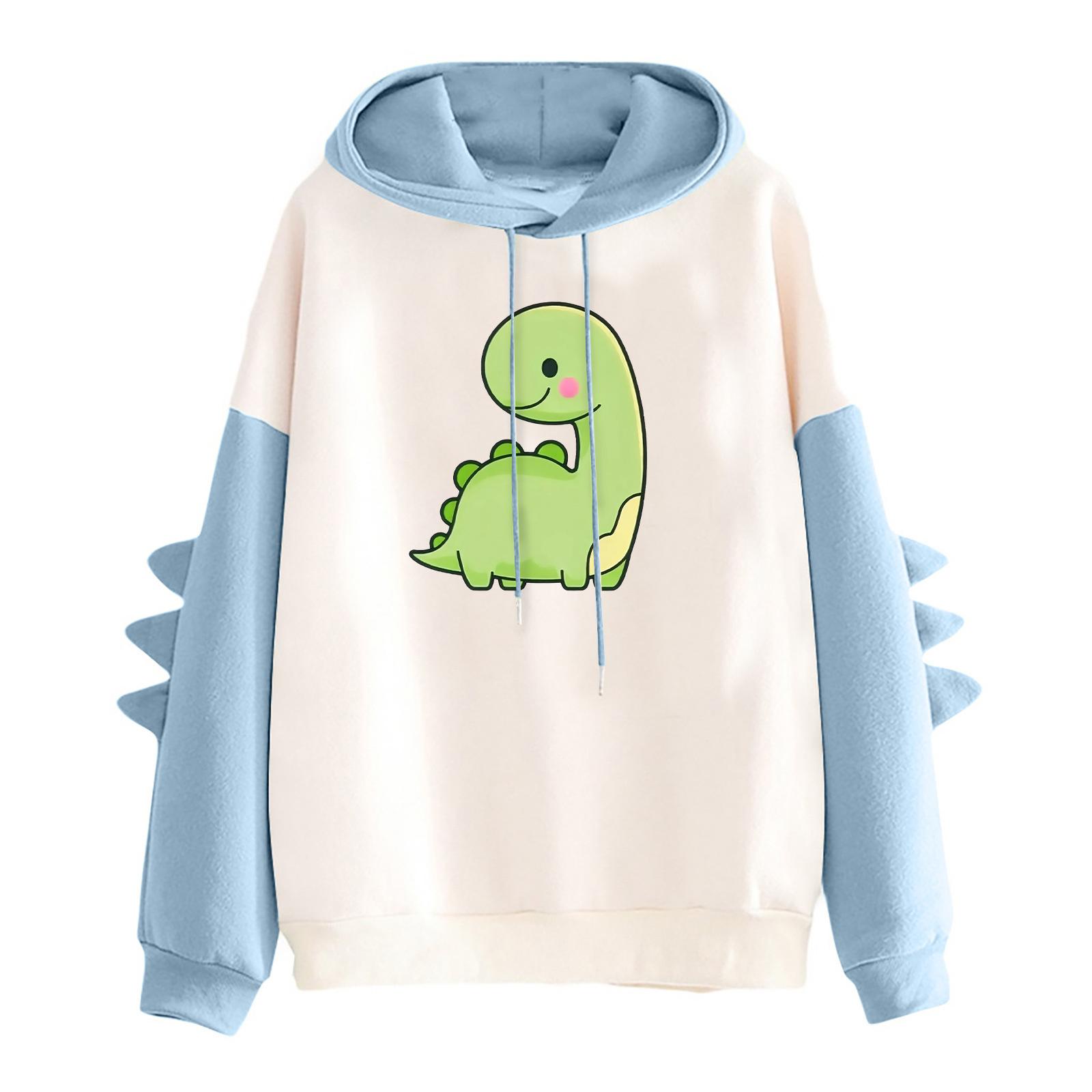 Women s Printed Contrasting Dinosaur Loose Casual Hoodie XL
Women s Printed Contrasting Dinosaur Loose Casual Hoodie XL