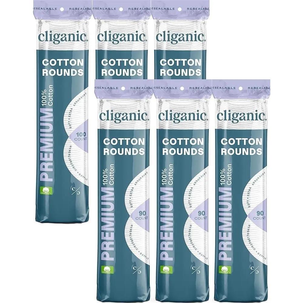 Cliganic Premium Cotton Makeup Remover 540 Pieces, 6 Packs
Cliganic Premium Cotton Makeup Remover 540 Pieces, 6 Packs
