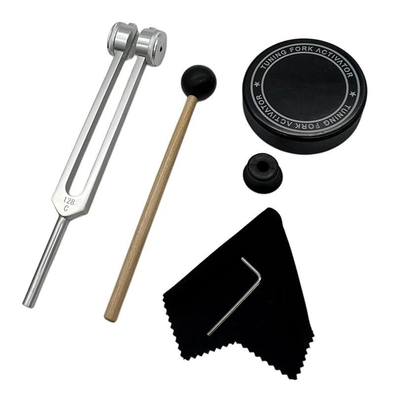 Classy-128Hz Tuning Fork Instrument With Activator,Aluminum Alloy Resonance Weighted Tuning Fork For Healing Sound
Classy-128Hz Tuning Fork Instrument With Activator,Aluminum Alloy Resonance Weighted Tuning Fork For Healing Sound