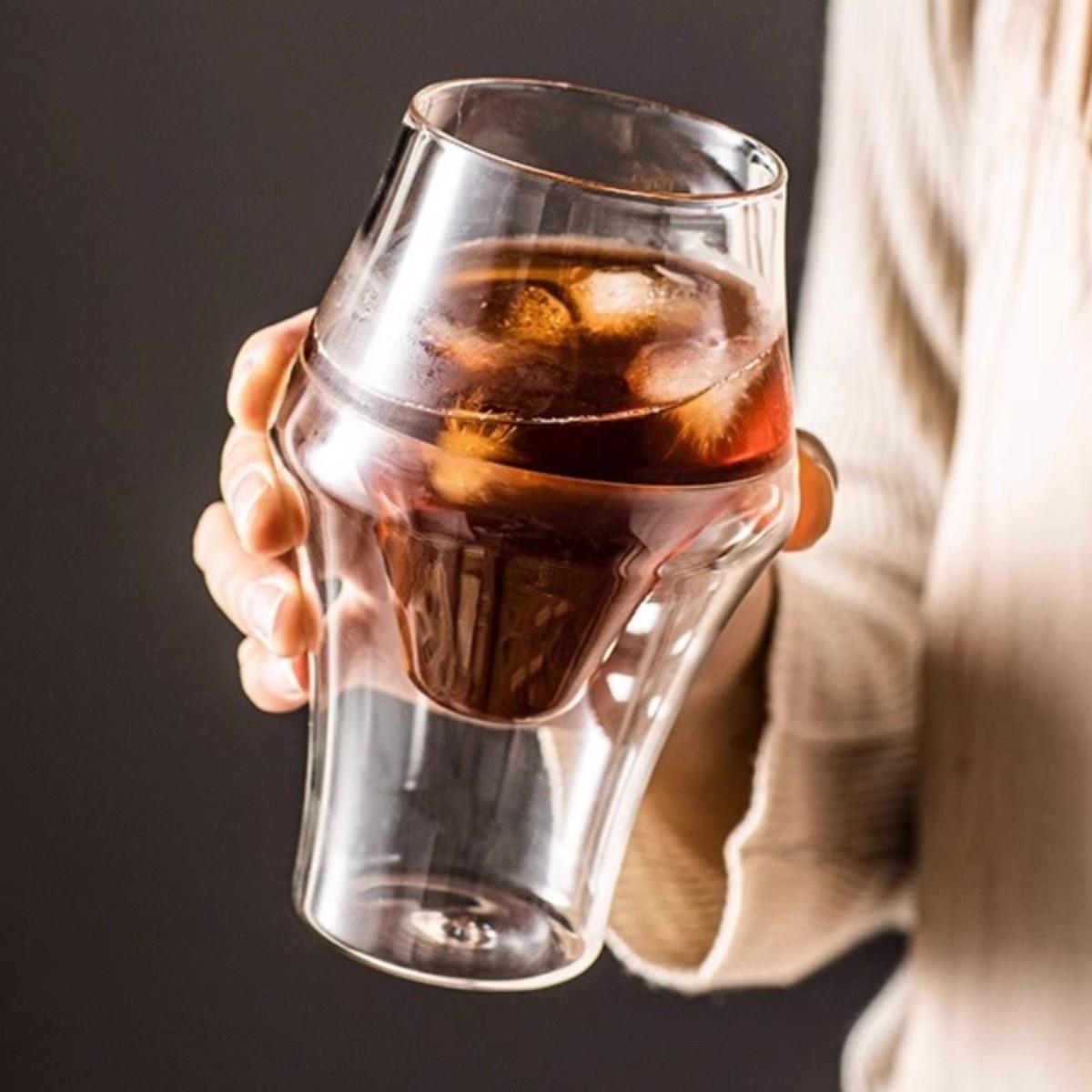 Hand brewed coffee cup Double-layer transparent glass cup Niche coffee tasting cup Sharing cup Water cup Anti-scalding handmade Coffee cup wide mouth 335ml
Hand brewed coffee cup Double-layer transparent glass cup Niche coffee tasting cup Sharing cup Water cup Anti-scalding handmade Coffee cup wide mouth 335ml
