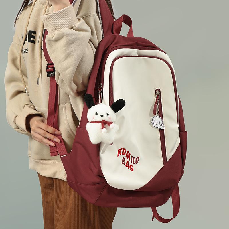 School Bag Female High School College Student Retro Large-Capacity Backpack Korean Version Trendy Student Backpack бордовий
School Bag Female High School College Student Retro Large-Capacity Backpack Korean Version Trendy Student Backpack бордовий