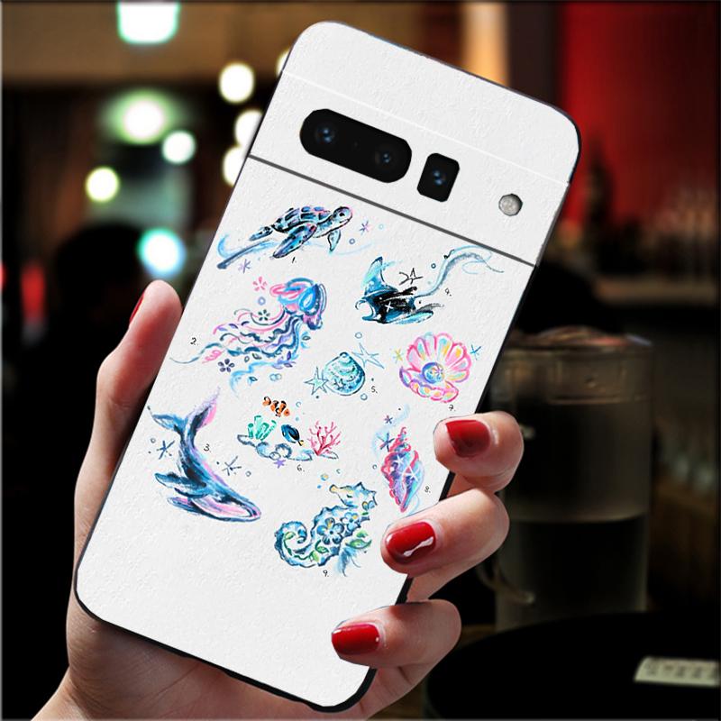 For Google Pixel 10 9 Pro XL Silicone Phone Soft Case For Google Pixel 9A 8A 7A 6A 5 Shell Blue Sea Summer Dolphin Shark Turtle Google Pixel 8 Pro
For Google Pixel 10 9 Pro XL Silicone Phone Soft Case For Google Pixel 9A 8A 7A 6A 5 Shell Blue Sea Summer Dolphin Shark Turtle Google Pixel 8 Pro