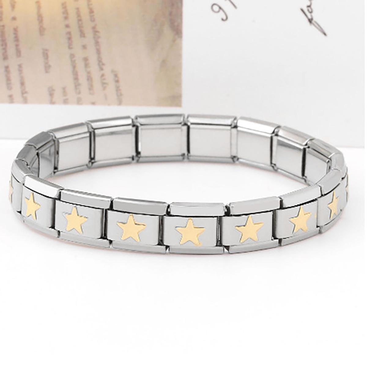 Pentagram Bracelet Elastic Bracelet Fashion Gift Diy Novelty Splicing Bracelet Gift for Women New Style Bracelet золотий
Pentagram Bracelet Elastic Bracelet Fashion Gift Diy Novelty Splicing Bracelet Gift for Women New Style Bracelet золотий