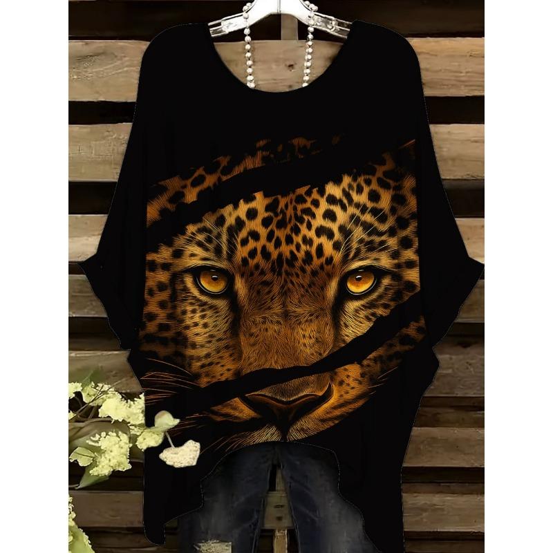 Retro Lion Pattern T Shirt for Women Animal 3D Printed Short Sleeves Summer Fashion Crew Neck Tops Girl Tees Streetwear T-Shirts 5XL
Retro Lion Pattern T Shirt for Women Animal 3D Printed Short Sleeves Summer Fashion Crew Neck Tops Girl Tees Streetwear T-Shirts 5XL