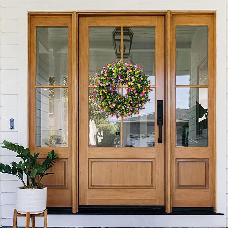 30/40cm Colorful Sky Star wreath Colorful Eucalyptus Wreath Artificial Round Green Leaf Wreath
30/40cm Colorful Sky Star wreath Colorful Eucalyptus Wreath Artificial Round Green Leaf Wreath