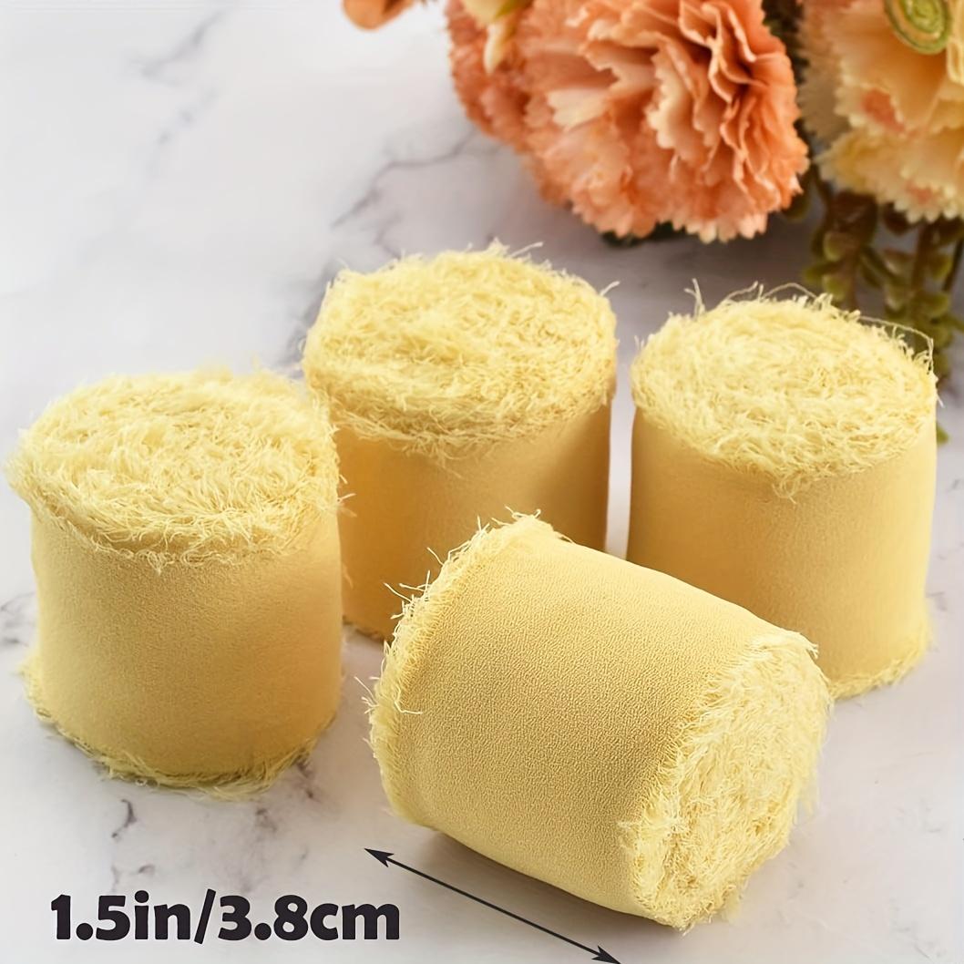 1 Roll Chiffon Ribbon, Handmade Fringe Silk Satin Ribbons for Gift Wrapping and Craft Decorations, Gift Wrapping Essentials, Ribbon for Flower Bouquet 3.8cm*7 yards жовтий
1 Roll Chiffon Ribbon, Handmade Fringe Silk Satin Ribbons for Gift Wrapping and Craft Decorations, Gift Wrapping Essentials, Ribbon for Flower Bouquet 3.8cm*7 yards жовтий