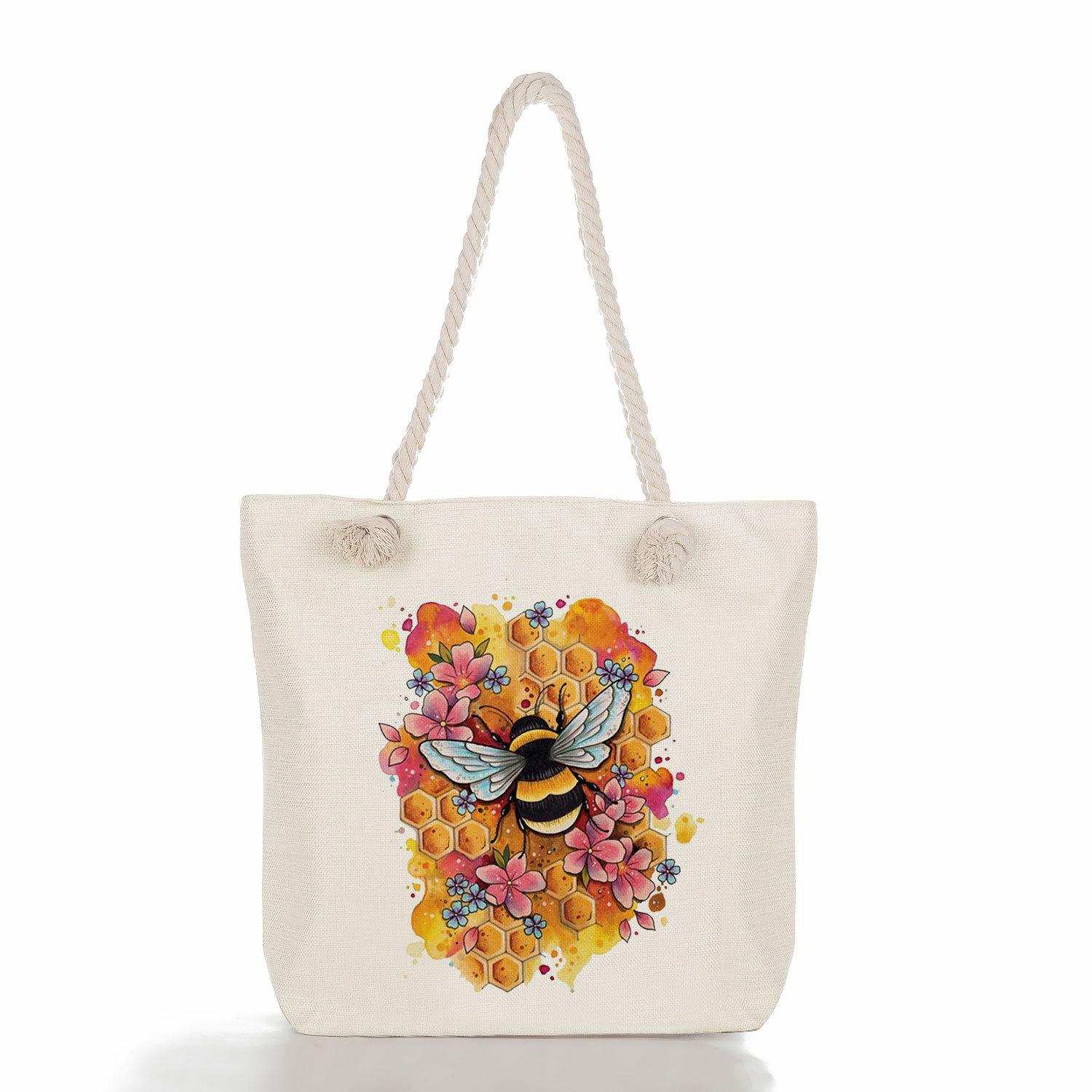 Multifunctional Butterfly Printed Thick Rope Shoulder Beach Bag Casual large capacity handbag 7614 KTB
Multifunctional Butterfly Printed Thick Rope Shoulder Beach Bag Casual large capacity handbag 7614 KTB