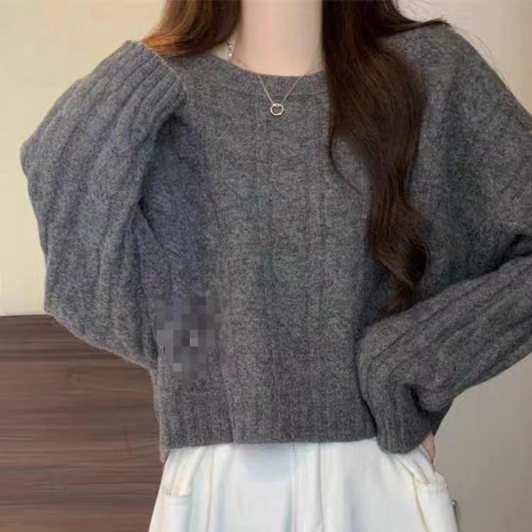 Retro twist pullover long-sleeved sweater academy style short knitted sweater for women, small men, versatile in spring and autumn, simple 46-25 (average size) сірий колір
Retro twist pullover long-sleeved sweater academy style short knitted sweater for women, small men, versatile in spring and autumn, simple 46-25 (average size) сірий колір