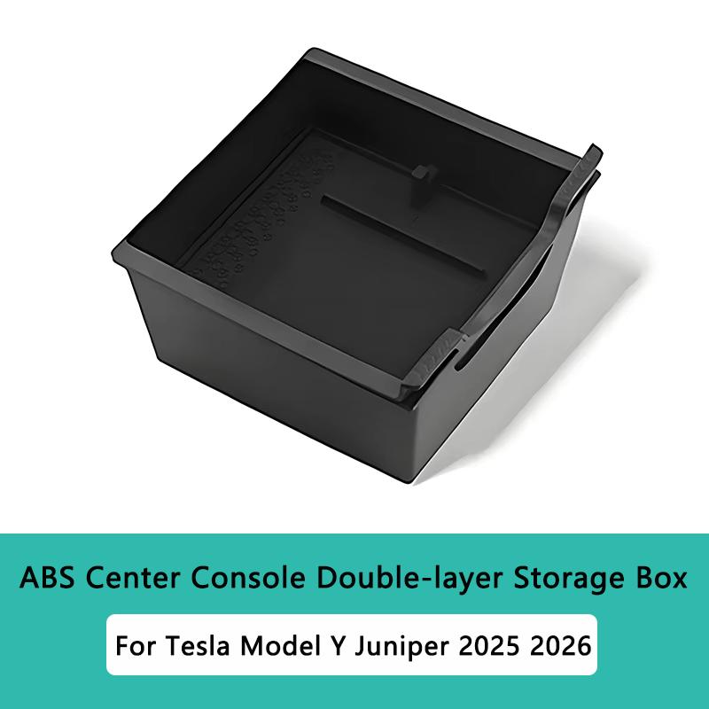 For Tesla Model Y 2025 2026 Juniper Storage Box ABS Center Console Armrest Double-layer Storage Box Organizer Tray Accessories
For Tesla Model Y 2025 2026 Juniper Storage Box ABS Center Console Armrest Double-layer Storage Box Organizer Tray Accessories
